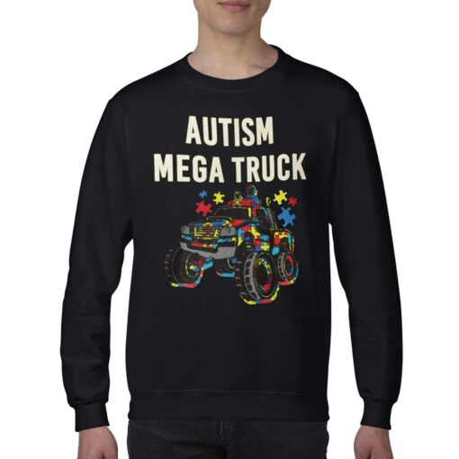 Official Autism Mega Truck T-shirt