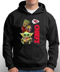 Official Baby Yoda And Baby Groot Hug Rugby Kansas City Chiefs 2023 T-shirt 2 Official Baby Yoda And Baby Groot Hug Rugby Kansas City Chiefs 2023 T shirt 3