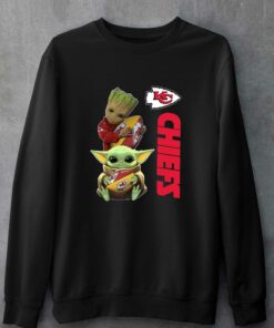 Official Baby Yoda And Baby Groot Hug Rugby Kansas City Chiefs 2023 T-shirt 3 Official Baby Yoda And Baby Groot Hug Rugby Kansas City Chiefs 2023 T shirt 4