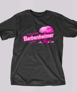 Official Barbenheimer I Survived Barbenheimer T-shirt