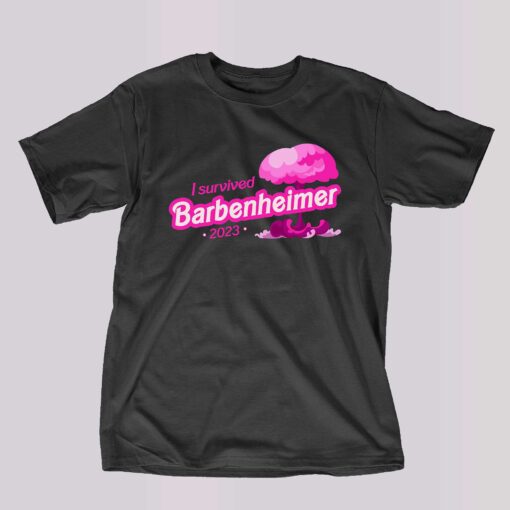 Official Barbenheimer I Survived Barbenheimer T-shirt