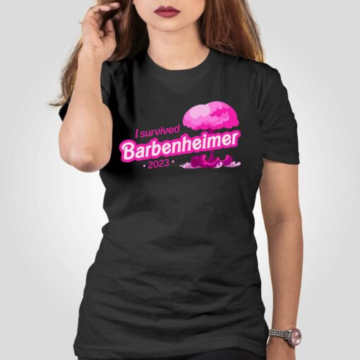 Official Barbenheimer I Survived Barbenheimer T-shirt