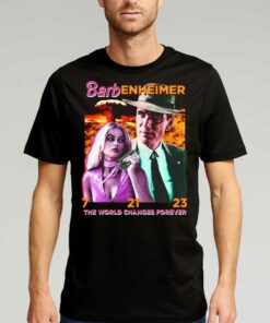 Official Barbenheimer The World Changes Forever Shirt Sweatshirt