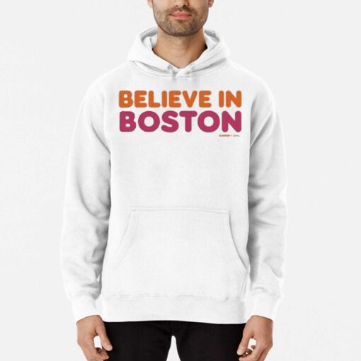 Official Believe In Boston X Dunkin T-shirt