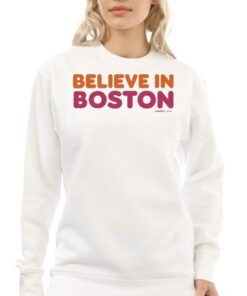 Official Believe In Boston X Dunkin T-shirt 3 Official Believe In Boston X Dunkin T shirt 4