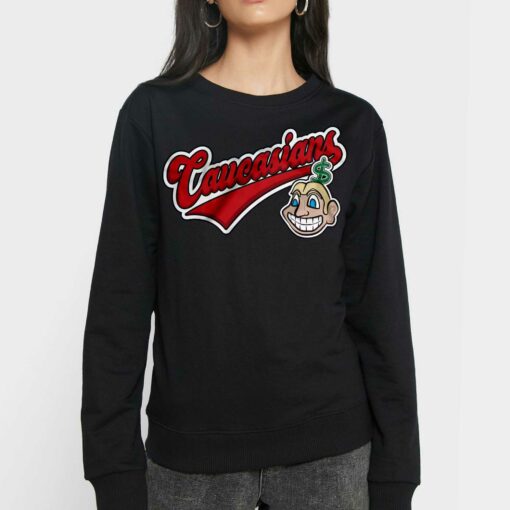 Official Bomani Jones Wearing Caucasians Shirt Sweatshirt