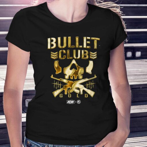 Official Bullet Club Gold Shirt