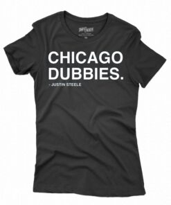 Official Chicago Dubbies Justin Steele T-shirt