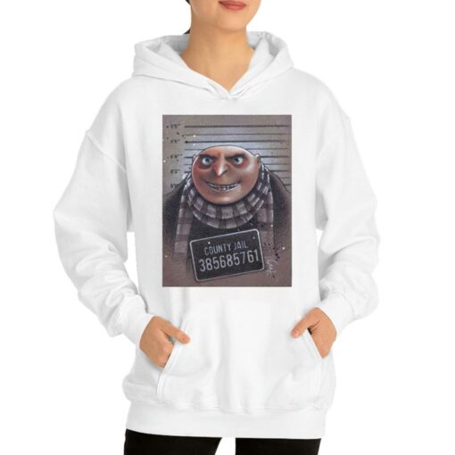 Official County Jail Gru Despicable Me Evil Genius Portrait Shirt