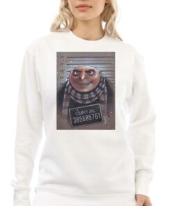 Official County Jail Gru Despicable Me Evil Genius Portrait Shirt 4