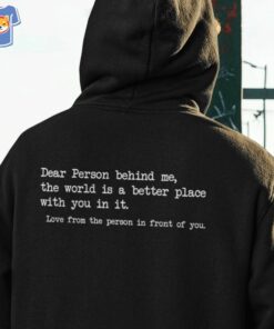 Official Dear Person Behind Me Hoodie Official Dear Person Behind Me Hoodie