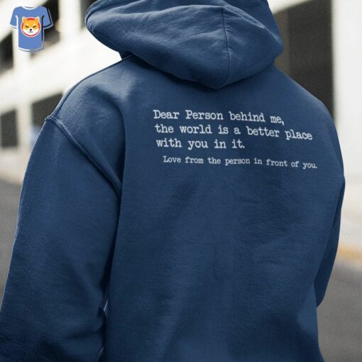 Official Dear Person Behind Me Hoodie