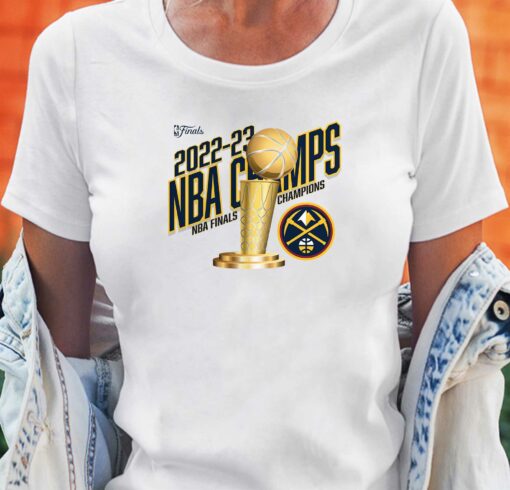 Official Denver Nuggets 2023 Nba Finals Champions Floater Trophy T-shirt