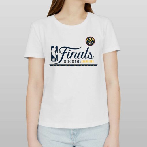 Official Denver Nuggets 2023 Nba Finals Champions Logo T-shirt