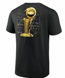 Official Denver Nuggets 2023 Nba Finals Champions Triple Threat Roster Signature T-shirt