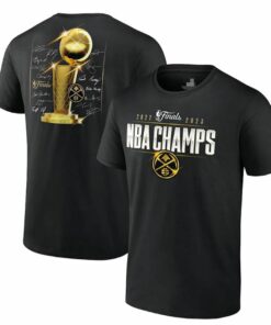 Official Denver Nuggets 2023 Nba Finals Champions Triple Threat Roster Signature T shirt 3