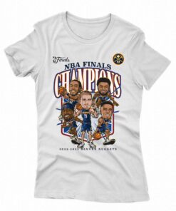 Official Denver Nuggets 2023 Nba Finals Champions Windmill Team Caricature T-shirt Official Denver Nuggets 2023 Nba Finals Champions Windmill Team Caricature T-shirt