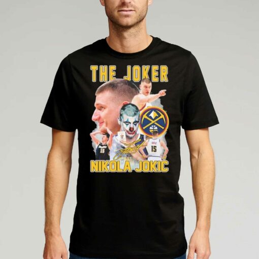 Official Denver Nuggets The Joker Nikola Jokic Signature 2023 Crewneck Sweatshirt