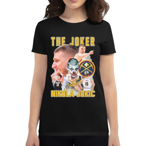 Official Denver Nuggets The Joker Nikola Jokic Signature 2023 Crewneck Sweatshirt