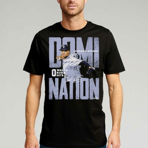 Official Domingo German New York Y Perfect Game Signature Shirt