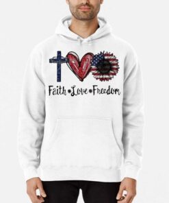 Official Faith Love Freedom Patriotic 4th Of July 2023 Shirt 3