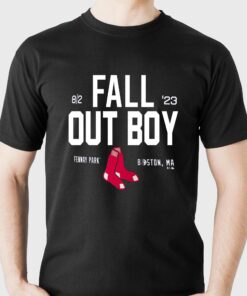 Official Fall Out Boy Boston Red Sox Fenway Park Tour Shirt Official Fall Out Boy Boston Red Sox Fenway Park Tour Shirt