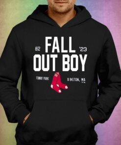 Official Fall Out Boy Boston Red Sox Fenway Park Tour Shirt 3