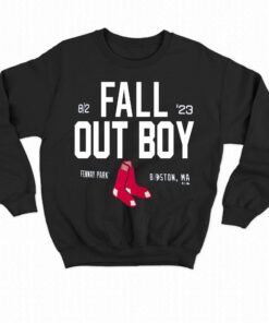 Official Fall Out Boy Boston Red Sox Fenway Park Tour Shirt 4