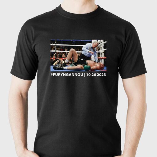 Official Francis Ngannou Trolls Deontay Wilder Knockdown Tyson Fury Shirt