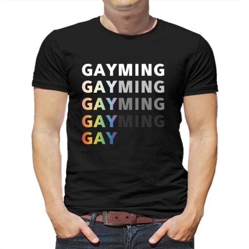 Official Gayming Gay Lgbt T-shirt