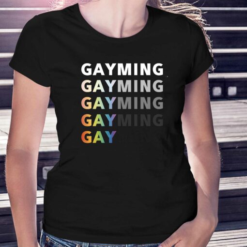 Official Gayming Gay Lgbt T-shirt