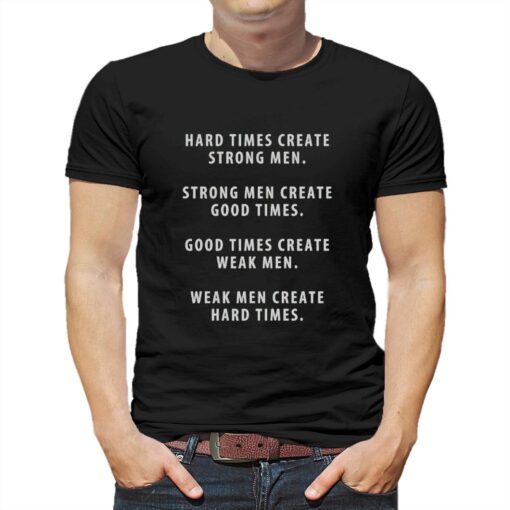 Official Hard Times Create Strong Men Shirt