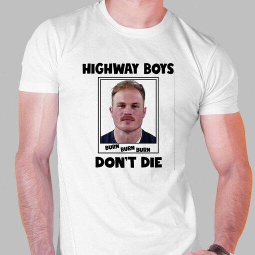 Official Highway Boys Don’t Die Zach Bryan Mugshot Sweatshirt Hoodie Shirt