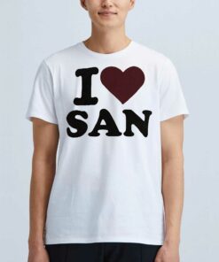 Official I Love San Shirt Official I Love San Shirt