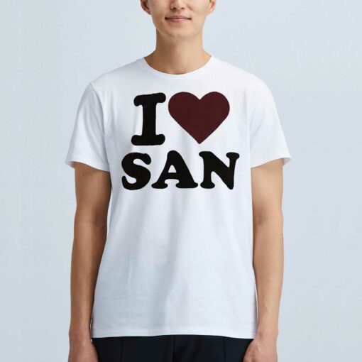 Official I Love San Shirt