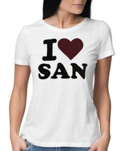 Official I Love San Shirt Official I Love San Shirt