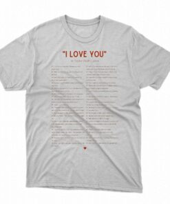 Official I Love You In Taylor Swift Lyrics Sweatshirt Hoodie Official I Love You In Taylor Swift Lyrics Sweatshirt Hoodie