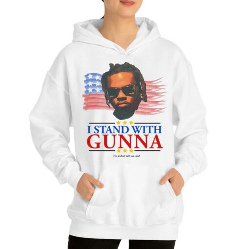 Official I Stand With Gunna He Didn’t Tell On Me T-shirt