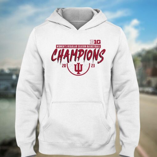 Official Indiana Hoosiers 2023 Big Ten Women’s Basketball Regular Season Champions T-shirt