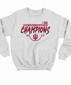 Official Indiana Hoosiers 2023 Big Ten Womens Basketball Regular Season Champions T shirt 4