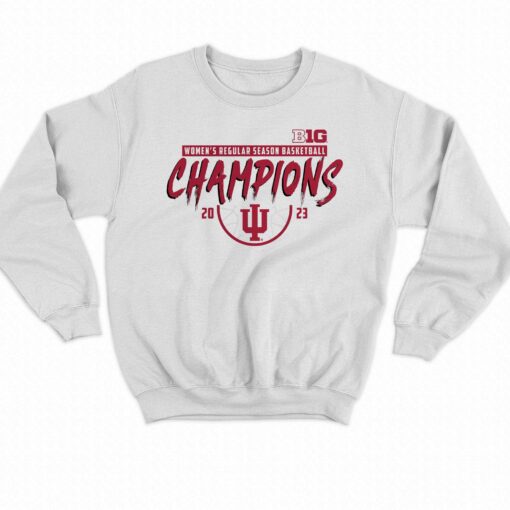 Official Indiana Hoosiers 2023 Big Ten Women’s Basketball Regular Season Champions T-shirt