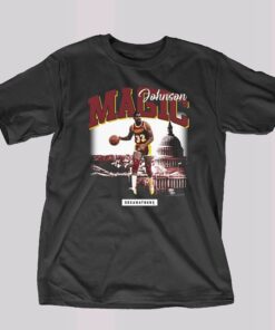 Official Jahan Dotson Wearing Magic Johnson Shirt