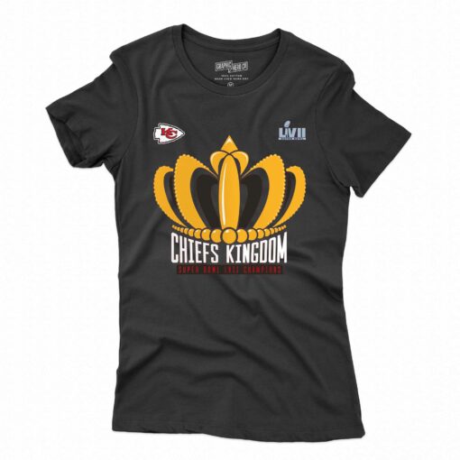 Official Kansas City Chiefs Super Bowl Lvii Champions Chiefs Kingdom T-shirt