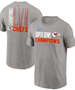 Official Kansas City Chiefs Super Bowl Lvii Champions Roster T shirt Long Sleeve 3