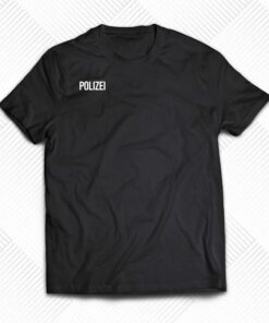Official Kanye West Polizei Black Shirt