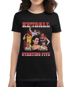 Official Kendall Starting Five Loahaddian Kendall Jenner Team Kendall Starting Five T-shirts