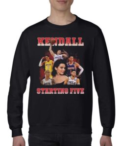Official Kendall Starting Five Loahaddian Kendall Jenner Team Kendall Starting Five T shirts 4