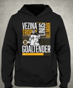 Official Linus Ullmark Boston Bruins 2023 Vezina Trophy Winner T-shirt 2 Official Linus Ullmark Boston Bruins 2023 Vezina Trophy Winner T shirt 3