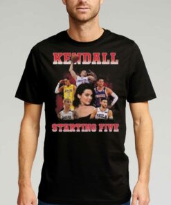 Official Loahaddian Kendall Jenner Team 2022 Kendall Starting Five Shirt Official Loahaddian Kendall Jenner Team 2022 Kendall Starting Five Shirt