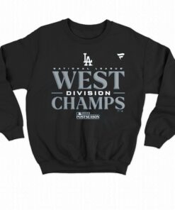 Official Los Angeles Dodgers 2023 Nl West Division Champions Locker Room T shirt Sweatshirt Hoodie 4